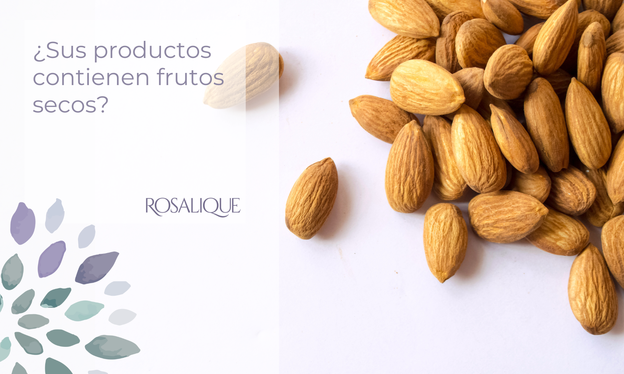 ¿Sus productos contienen frutos secos?