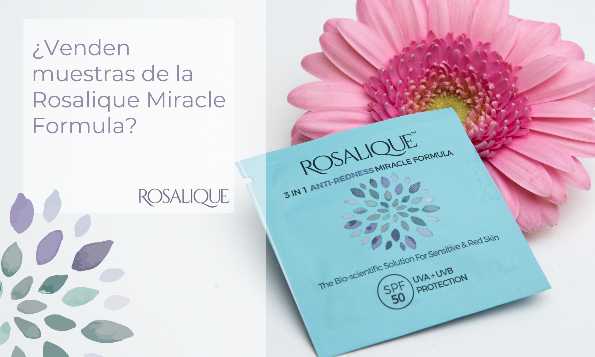 ¿Venden muestras de la Rosalique Miracle Formula?