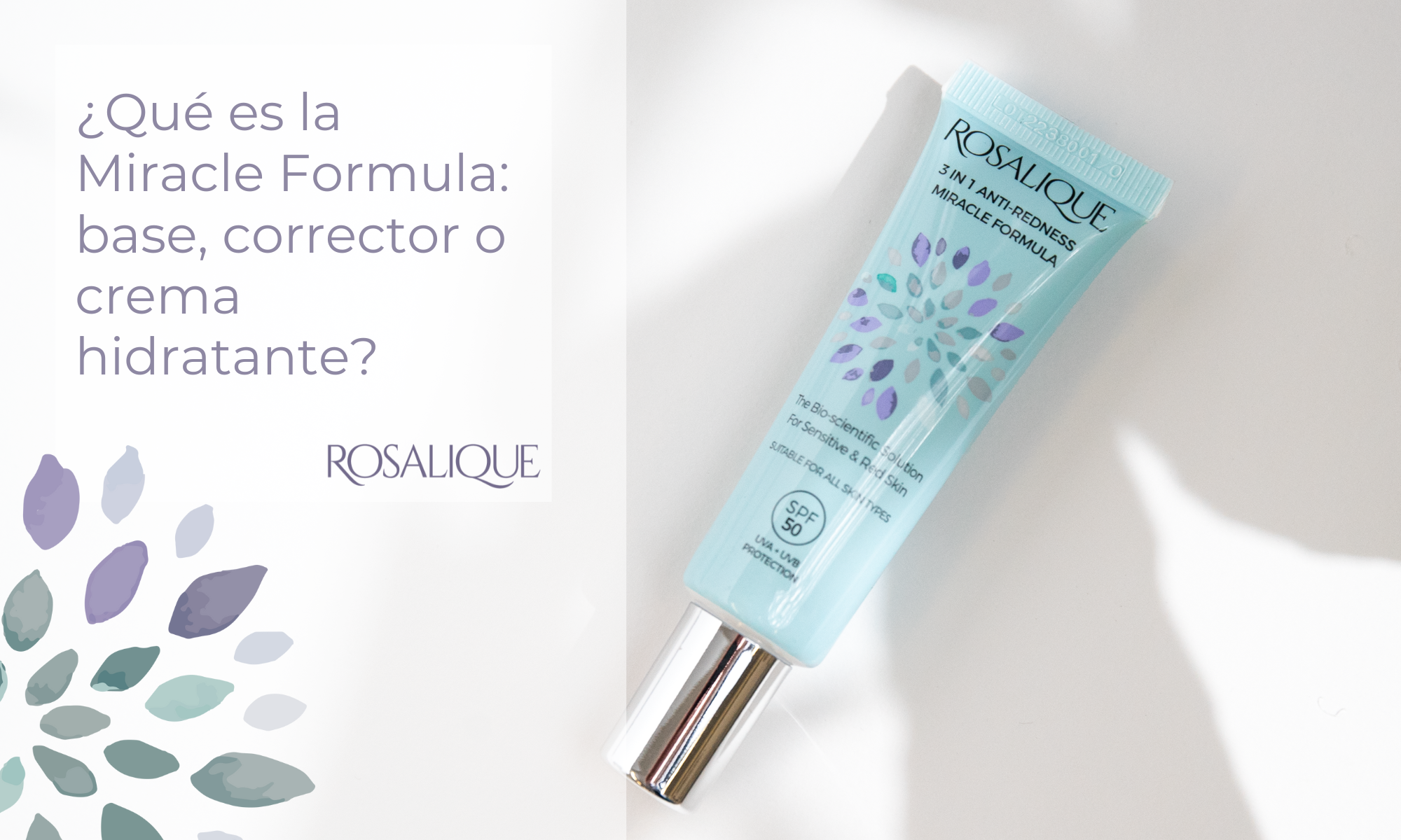 ¿Qué es la Miracle Formula: base, corrector o crema hidratante?