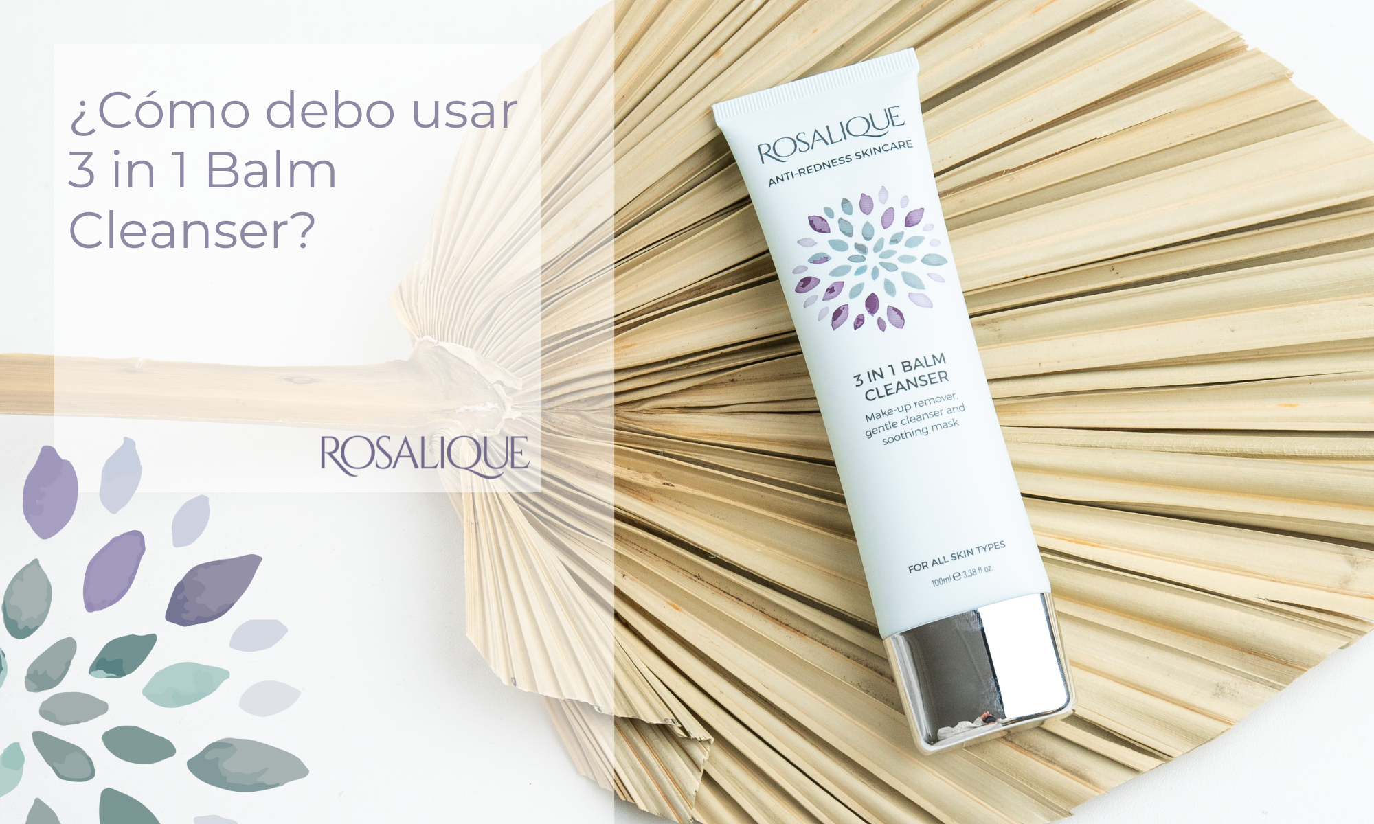 ¿Cómo debo usar 3 in 1 Balm Cleanser?