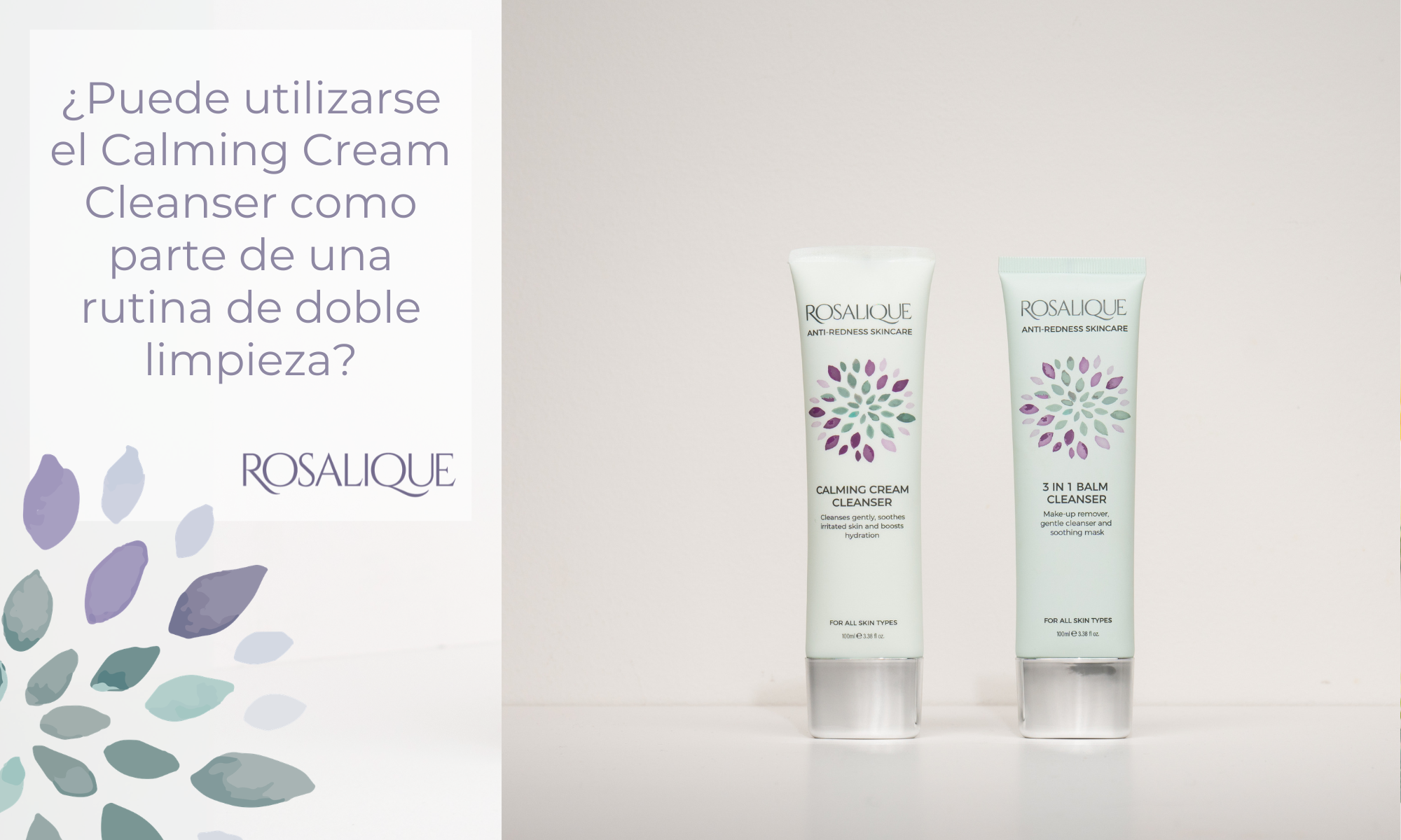 ¿Puede utilizarse el Calming Cream Cleanser como parte de una rutina de doble limpieza?