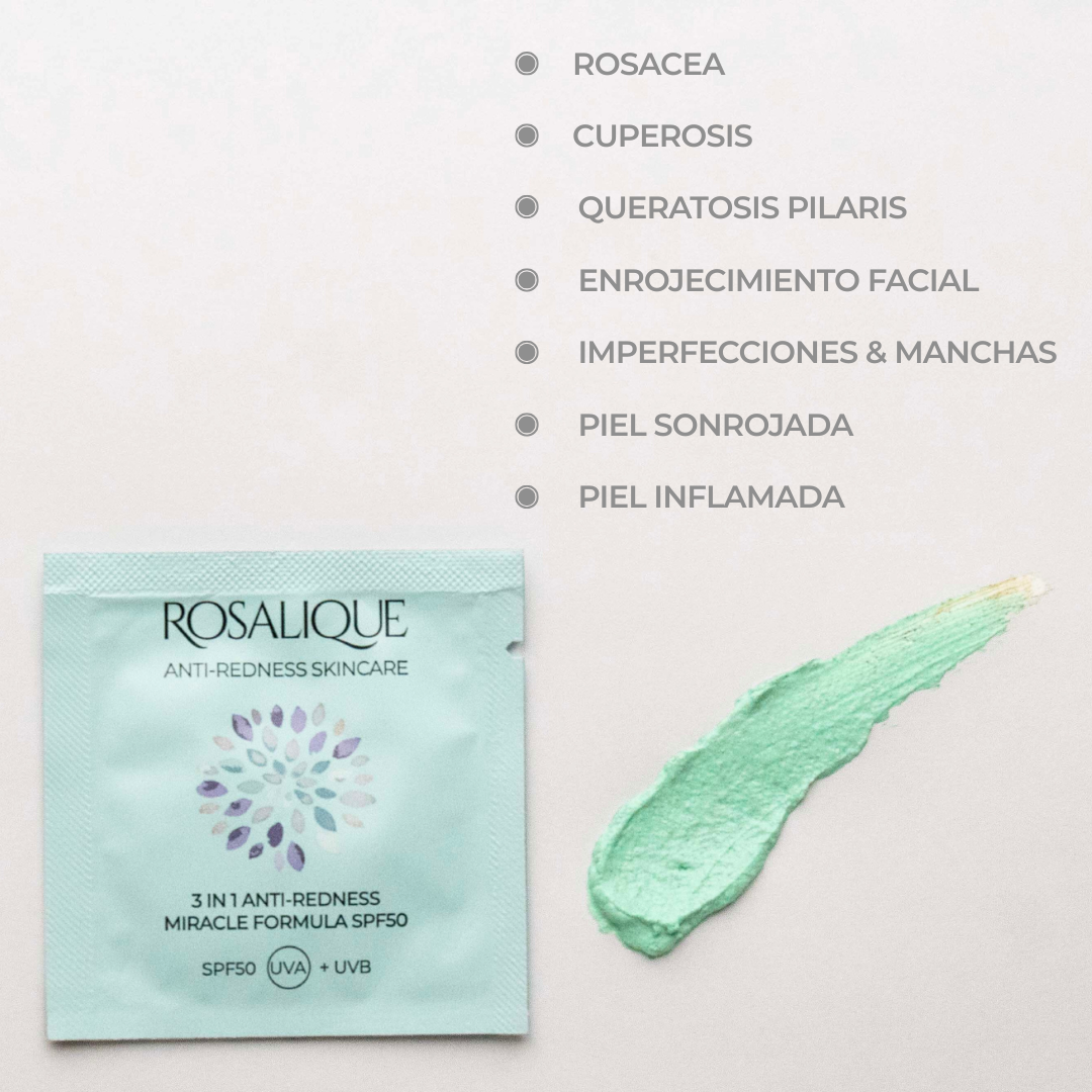 Rosalique 3 in 1 Anti-Redness Miracle Formula SPF50 Sample 3ml
