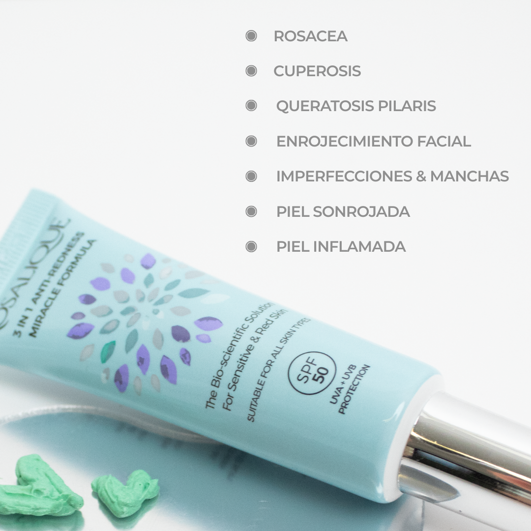Rosalique 3 in 1 Anti-Redness Miracle Formula SPF50