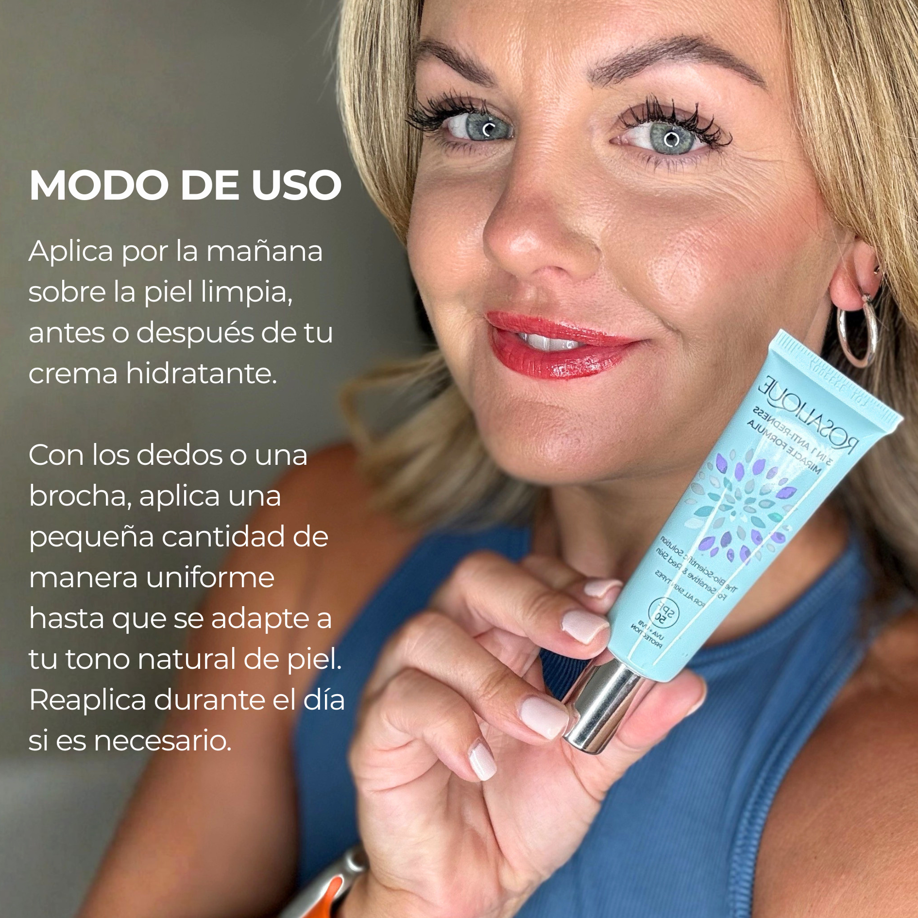 Rosalique 3 in 1 Anti-Redness Miracle Formula SPF50