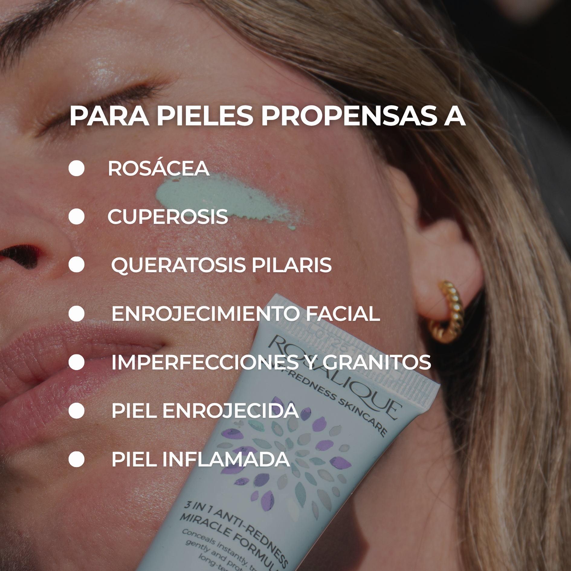 Rosalique 3 in 1 Anti-Redness Miracle Formula SPF50