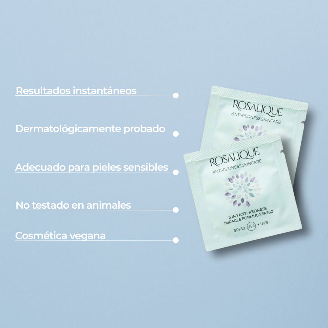 Rosalique 3 in 1 Anti-Redness Miracle Formula SPF50 Sample 3ml