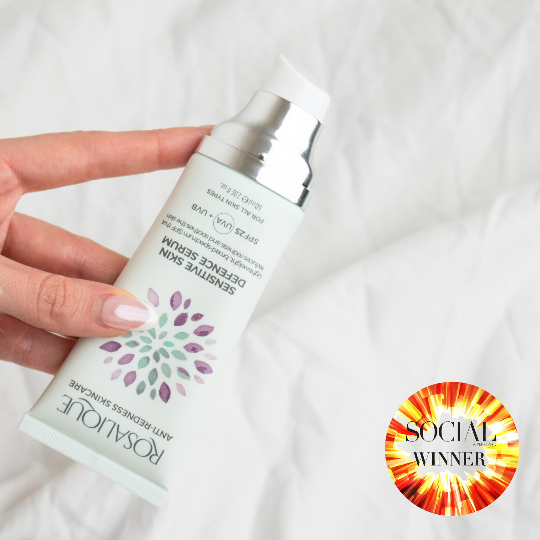 Rosalique Sensitive Skin Defence Serum SPF25