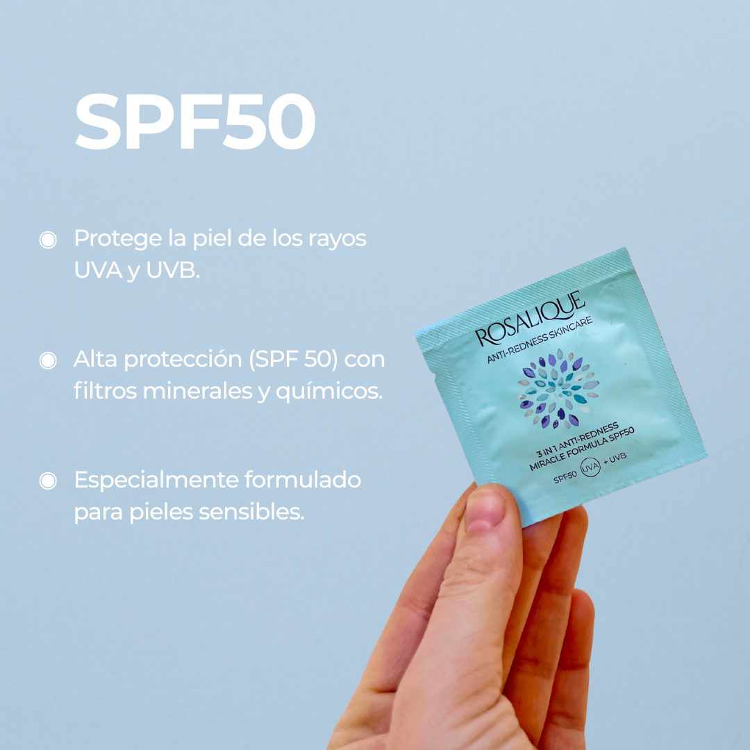 Rosalique 3 in 1 Anti-Redness Miracle Formula SPF50 Sample 3ml