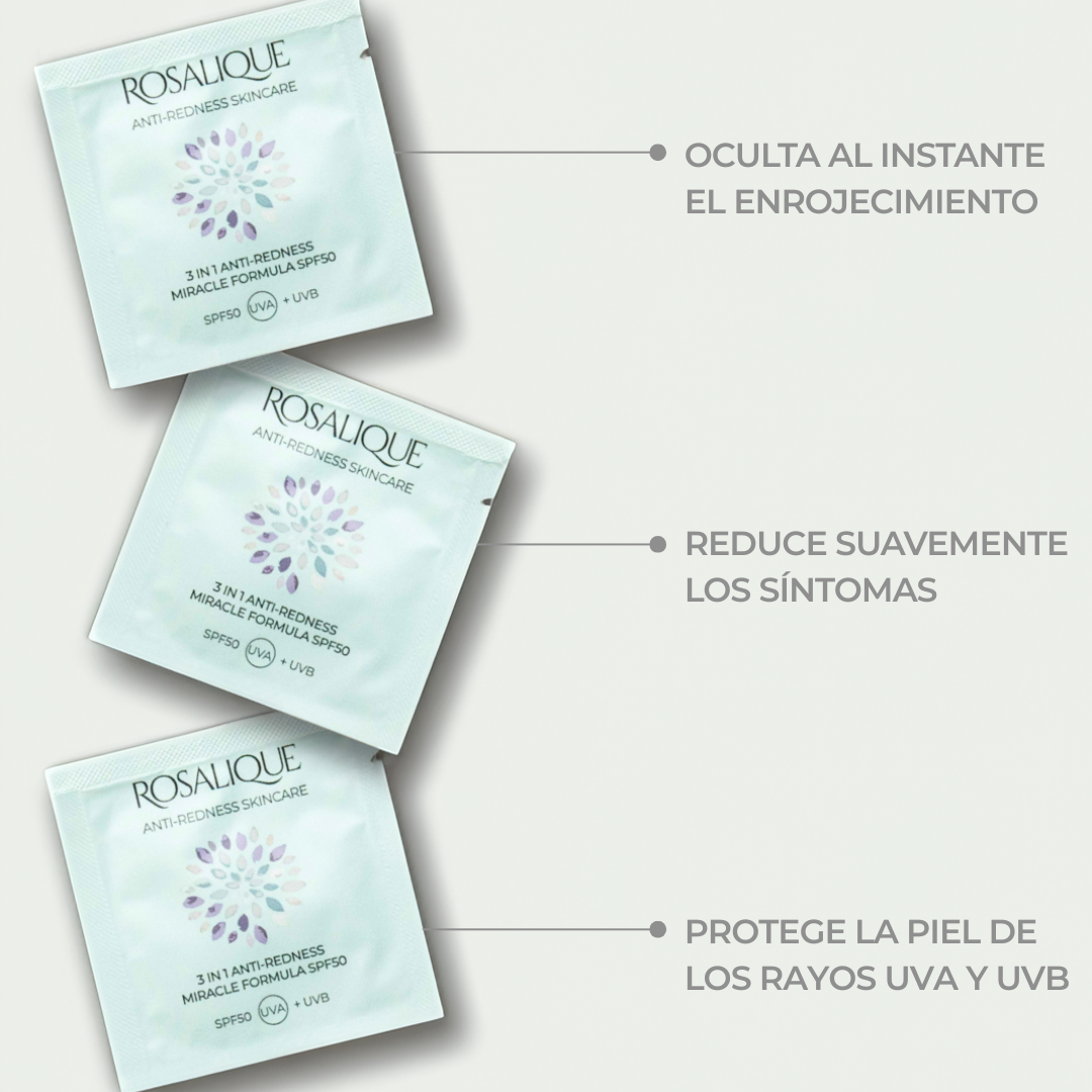 Rosalique 3 in 1 Anti-Redness Miracle Formula SPF50 Sample 3ml